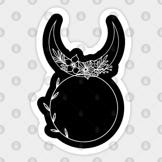 Horned God Sticker by Bloodcountess